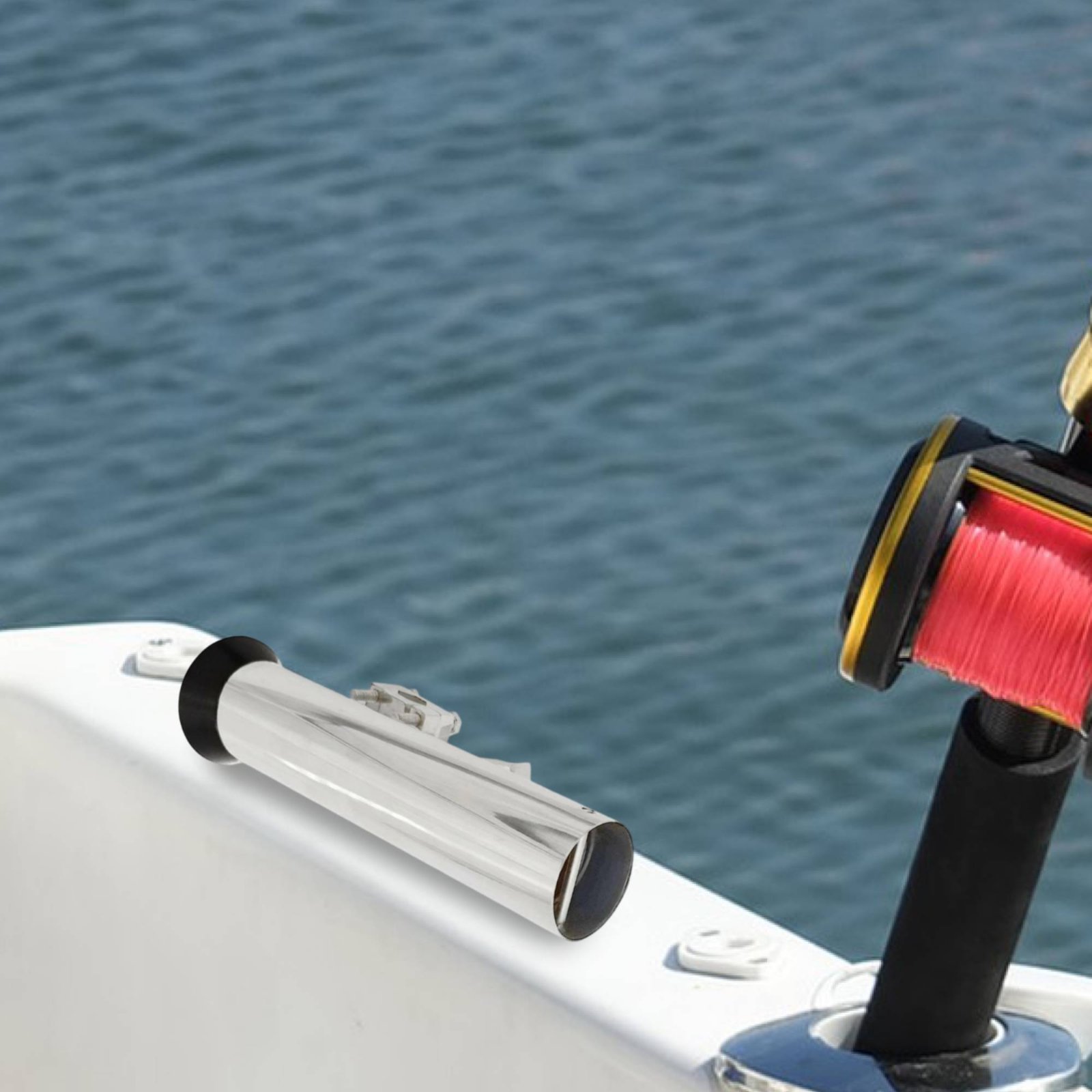 Adjustable Rail Mount Rod Hold – обзор и цена Fishing Rod Boat