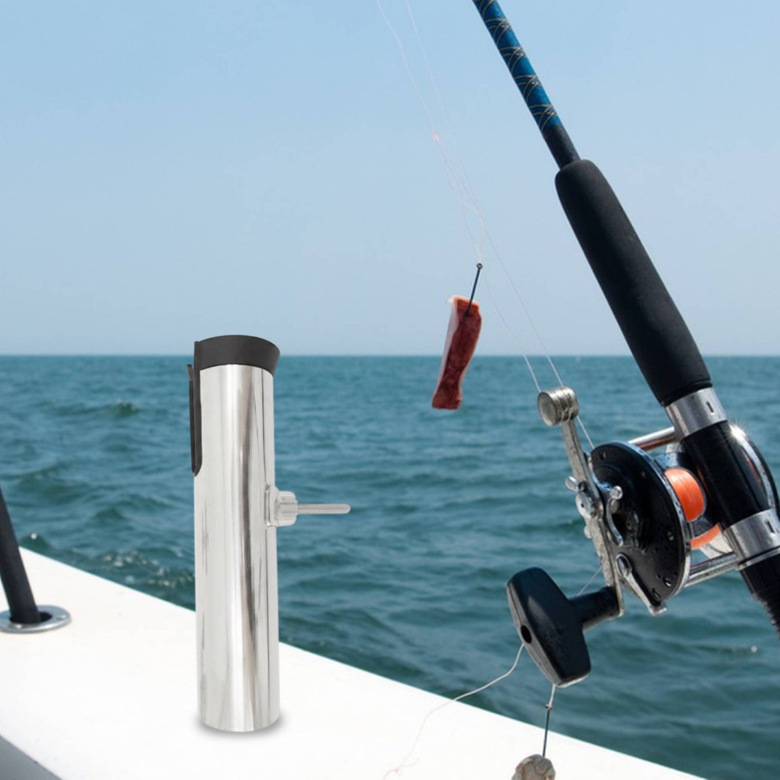 Adjustable Rail Mount Rod Hold – обзор и цена Fishing Rod Boat