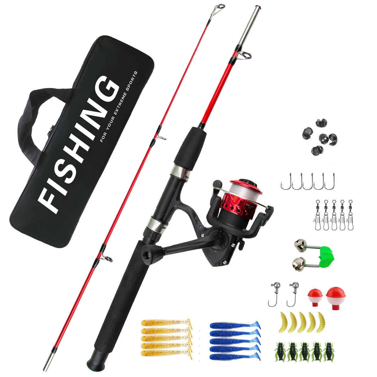 2 Sections Ice Fishing Rod Com – обзор и цена Fishing Rod Ice