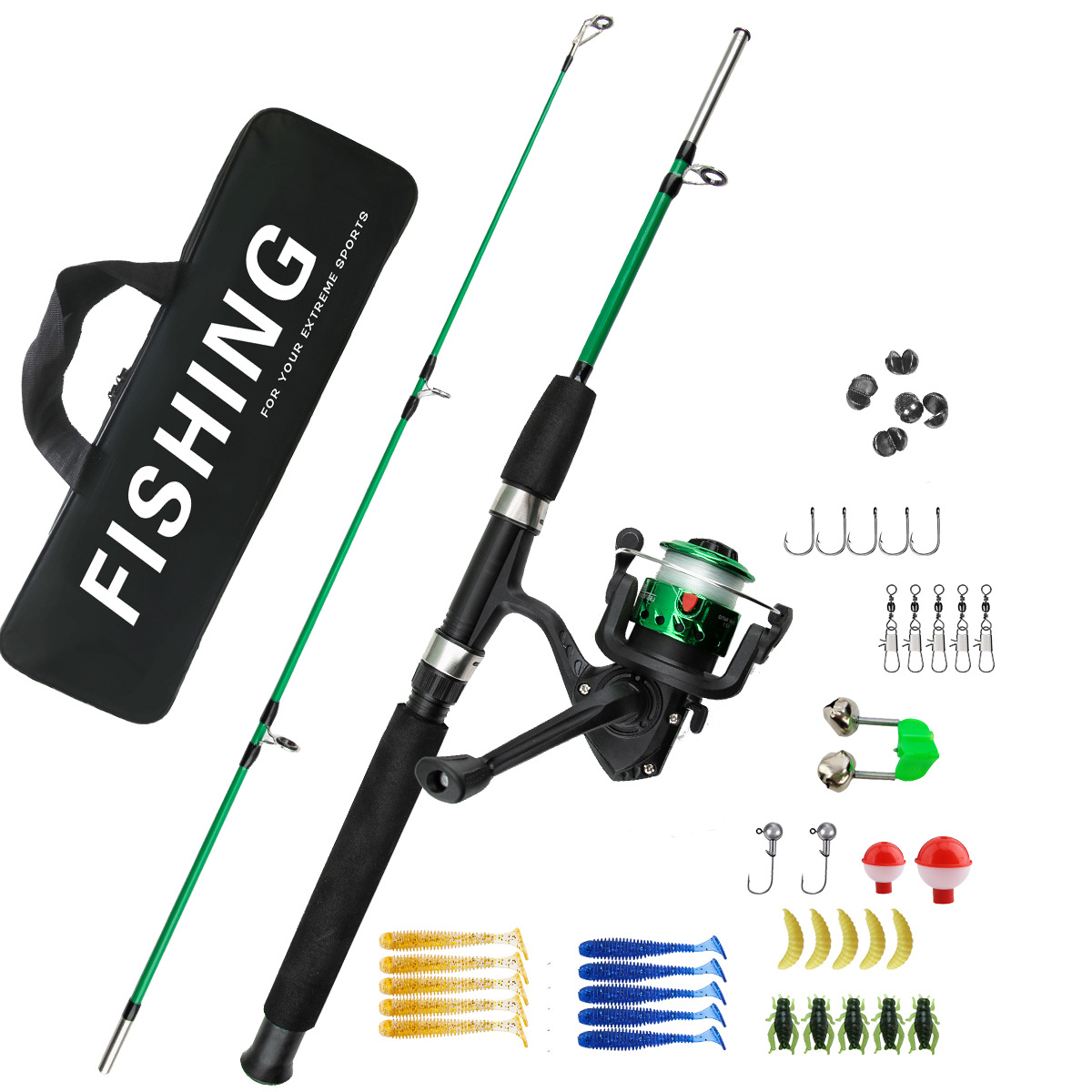 2 Sections Ice Fishing Rod Com – обзор и цена Fishing Rod Ice