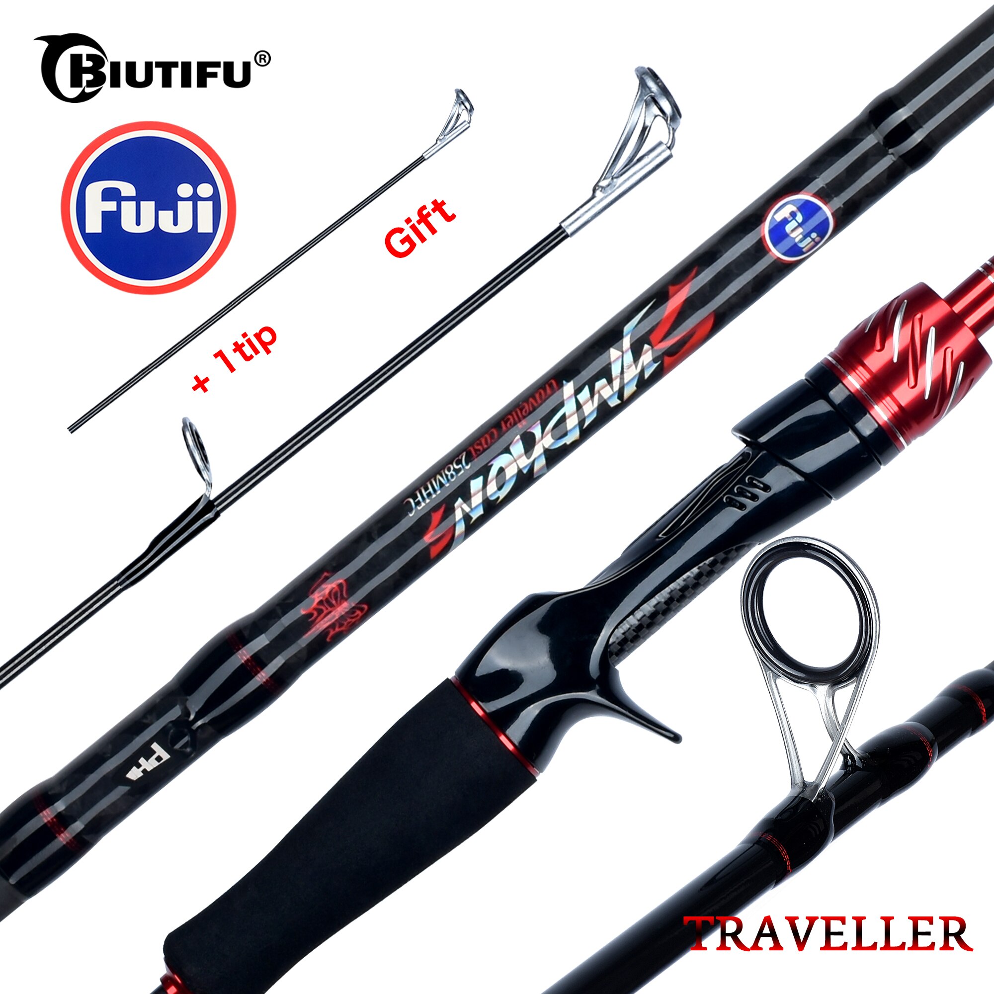 BIUTIFU Traveller Spinning Cas – обзор и цена Fishing Rod Ice
