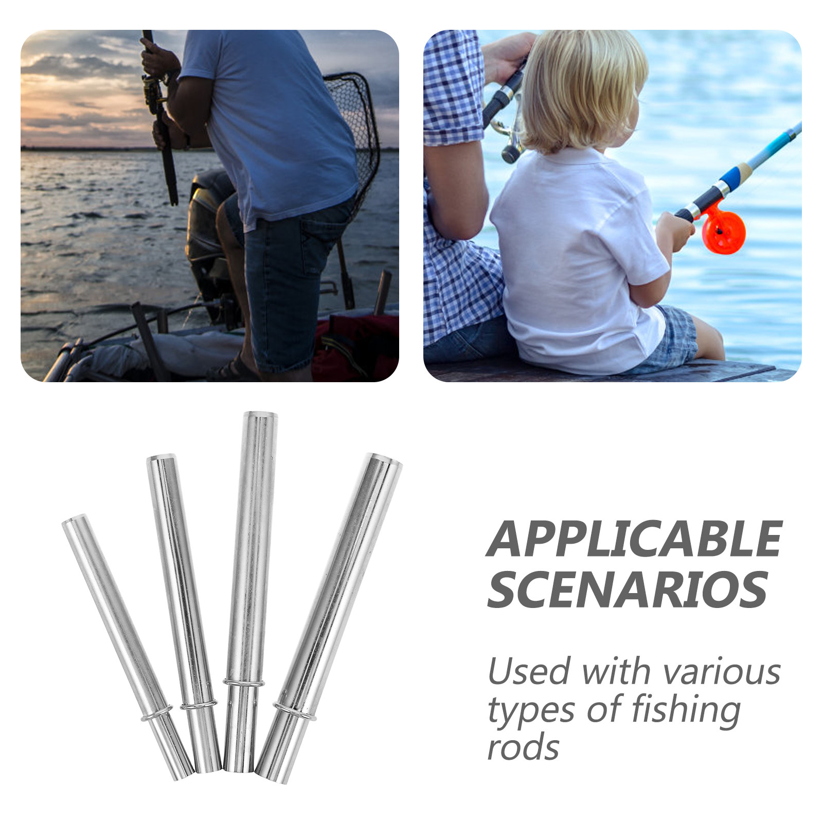 4pcs Stainless Steel Fishing C – обзор и цена Fishing Rod Spinning