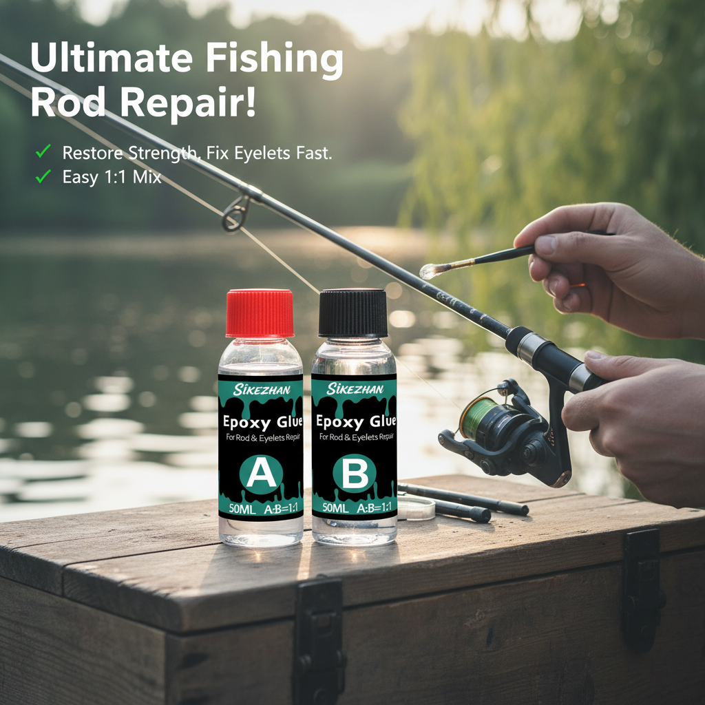 AB Epoxy 1:1 for Fishing Rod R – обзор и цена Fishing Rod Building Kit