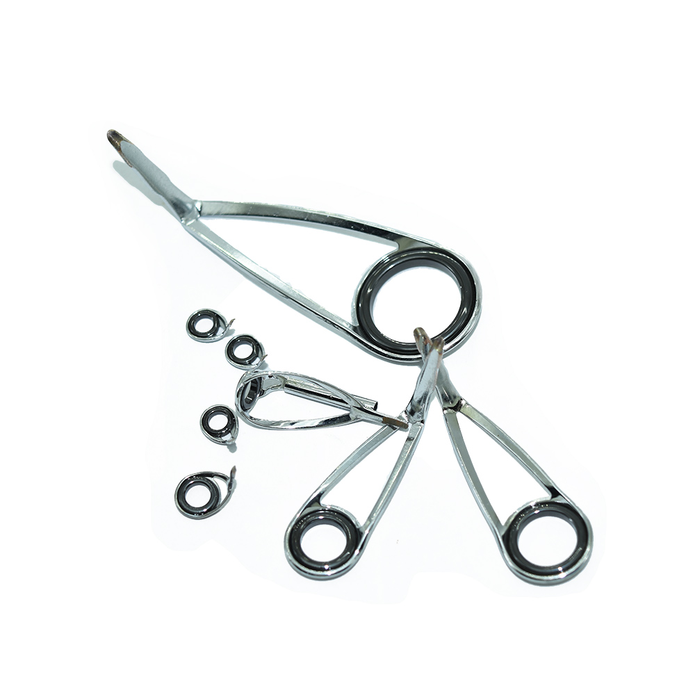 8pcs/Kit KLH Bracket Stainless – обзор и цена Fishing Rod Building Kit