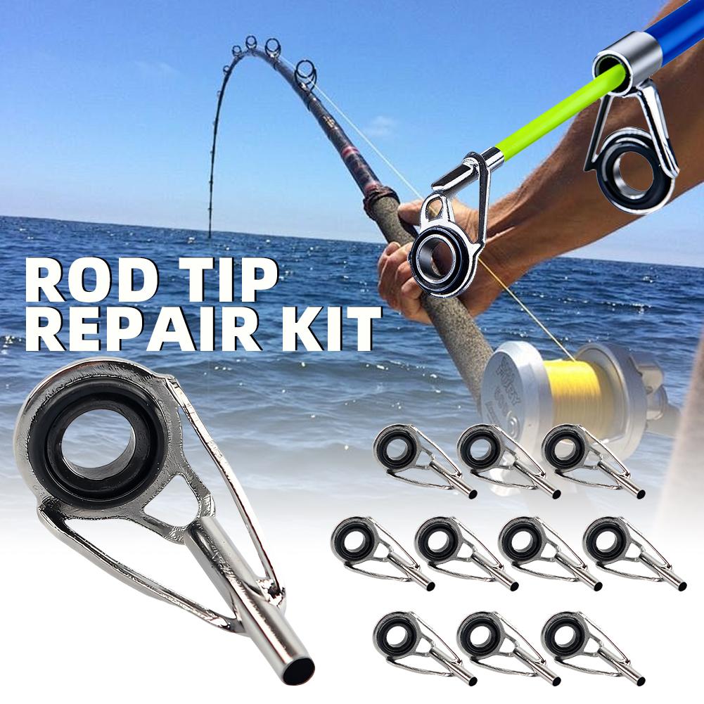 Rod Tip Repair Kit 10pcs Fishi – обзор и цена Fishing Rod Tip Replacement