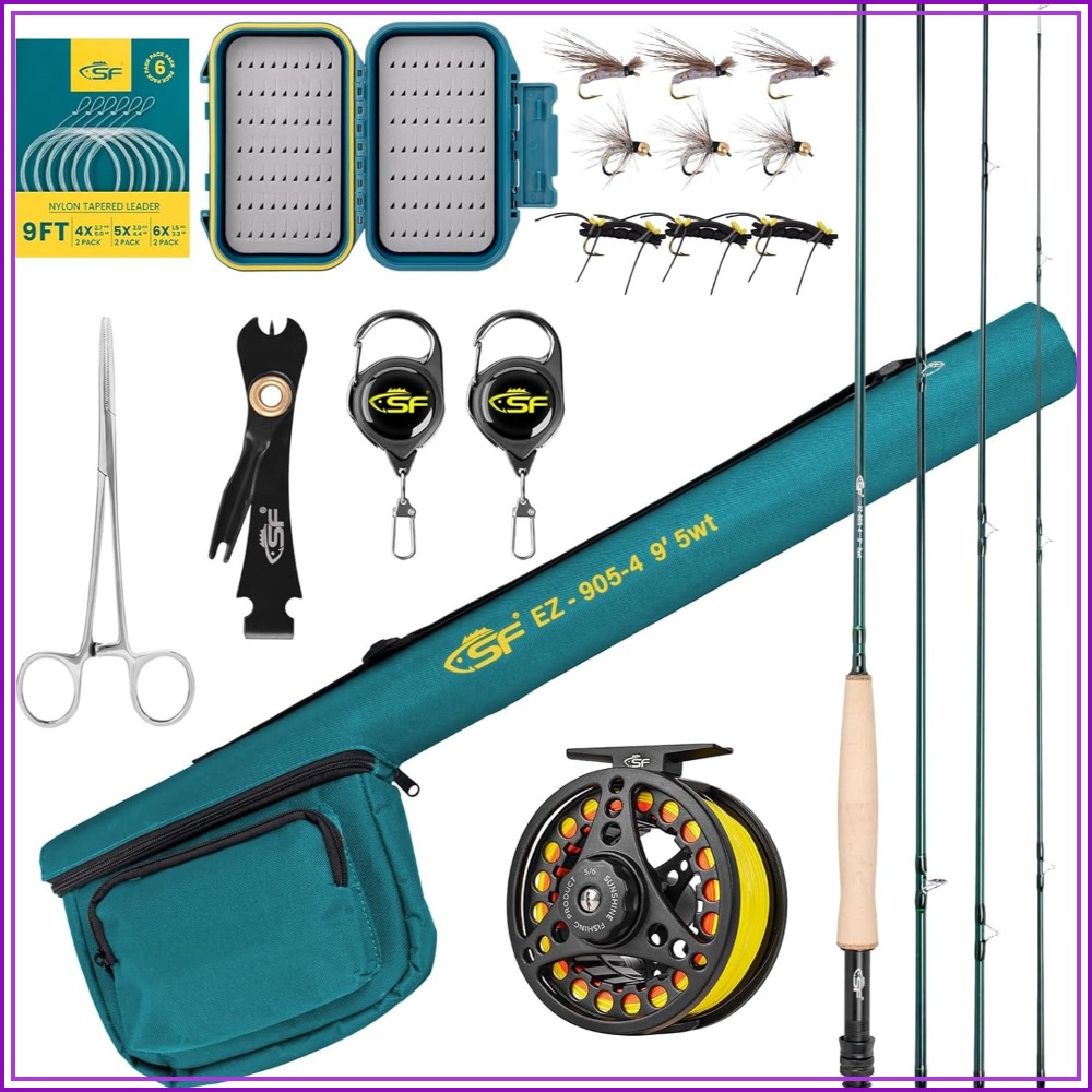 Fly Fishing Rod Combo Starter  – обзор и цена Fishing Rod Fly
