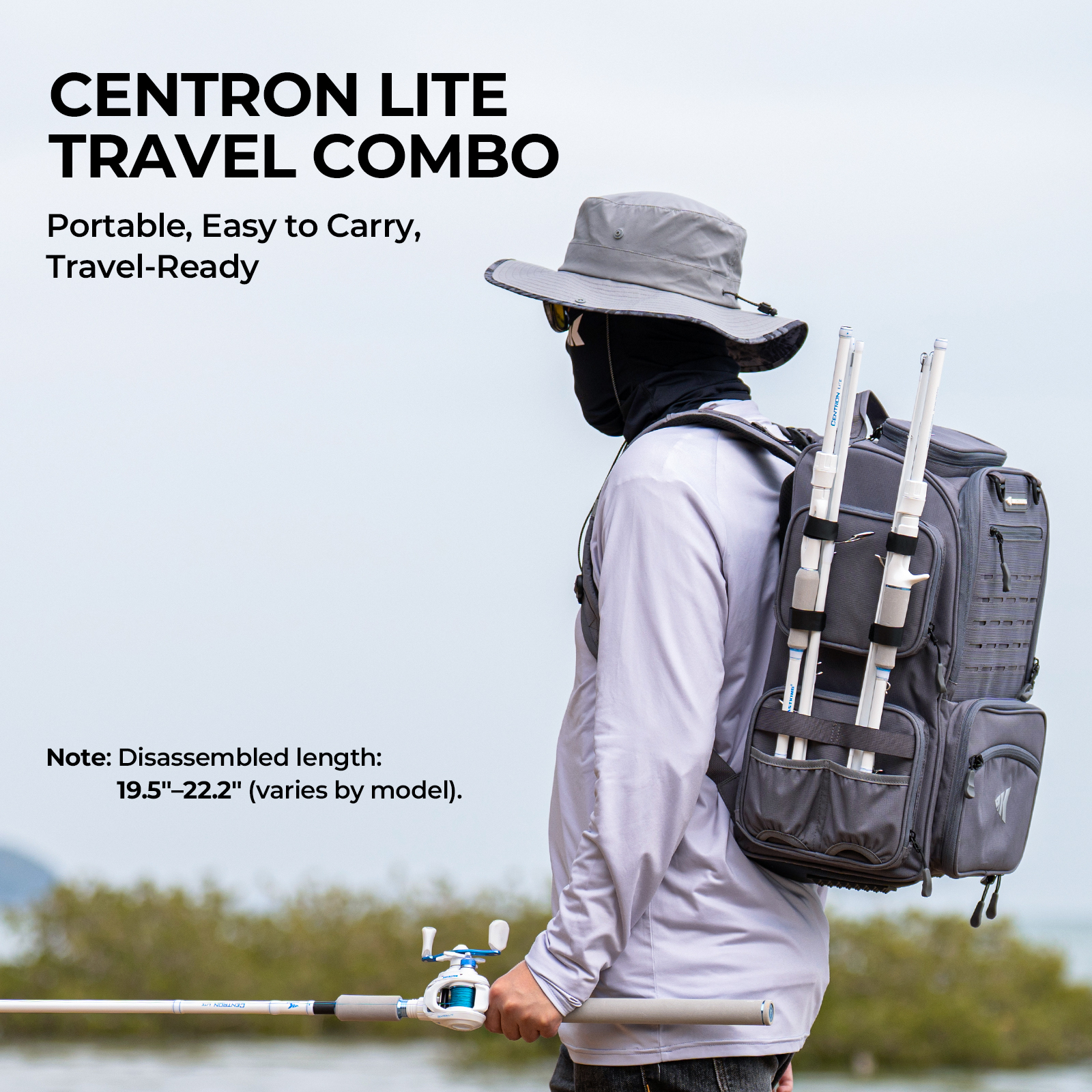KastKing Centron Lite Travel C – обзор и цена Fishing Rod Combo