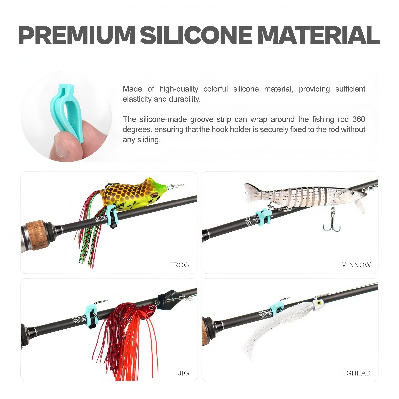 Silicone Lure Hanger Hook​ – U – обзор и цена Fishing Rod Combo