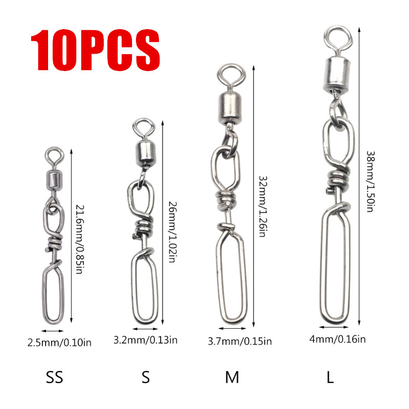 10Pcs Stainless Steel Quick Sn – обзор и цена Fishing Rod Building Kit