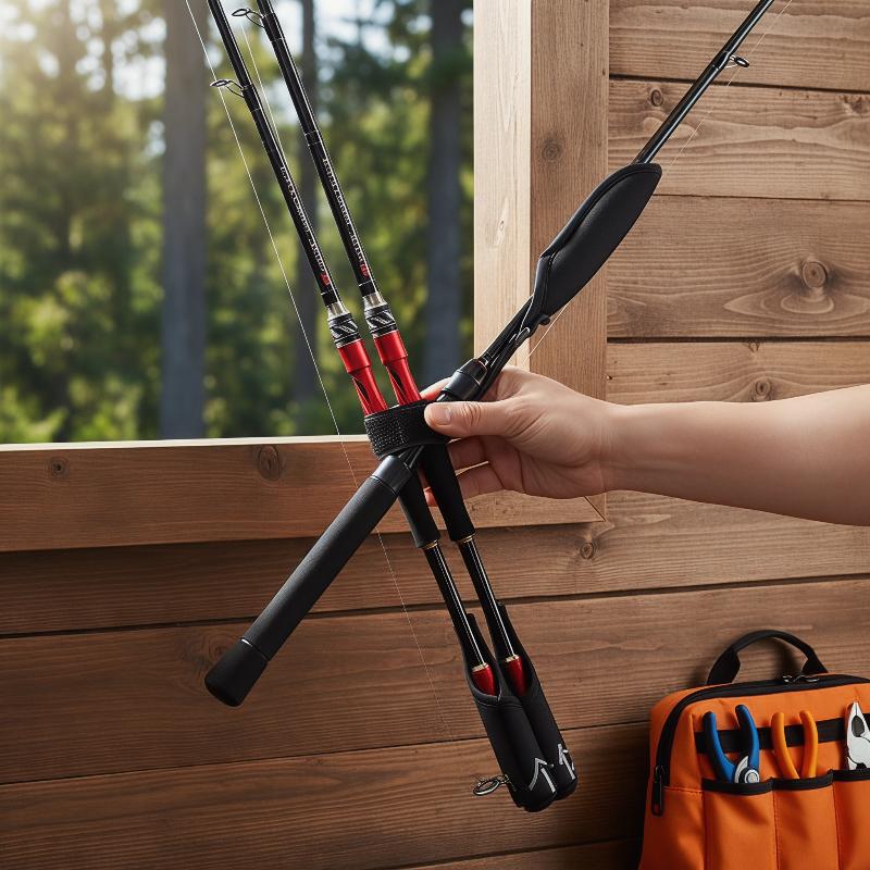Adjustable Fishing Pole Sling  – обзор и цена Fishing Rod Combo