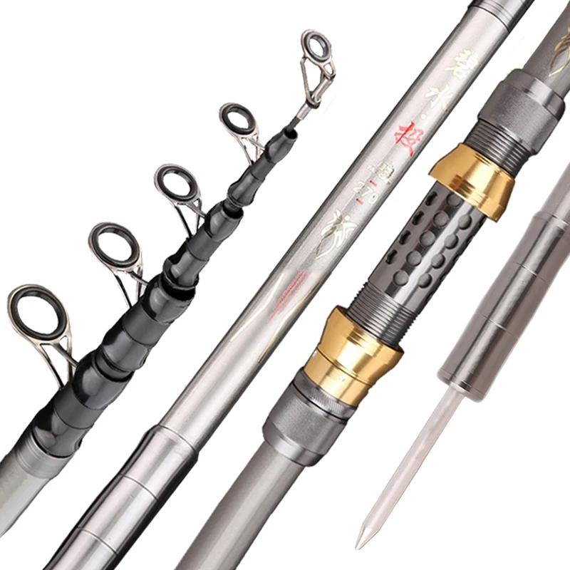 1.8M-3.6M Superhard Telescopic – обзор и цена Fishing Rod Surf