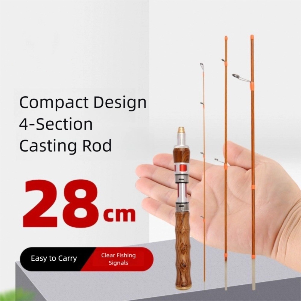 4 Sections Spinning Fishing Ro – обзор и цена Fishing Rod Carbon Fiber