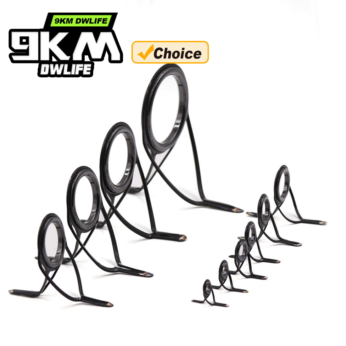 9KM OB Curved Rod Guide Kit 10 – обзор и цена Fishing Rod Building Kit