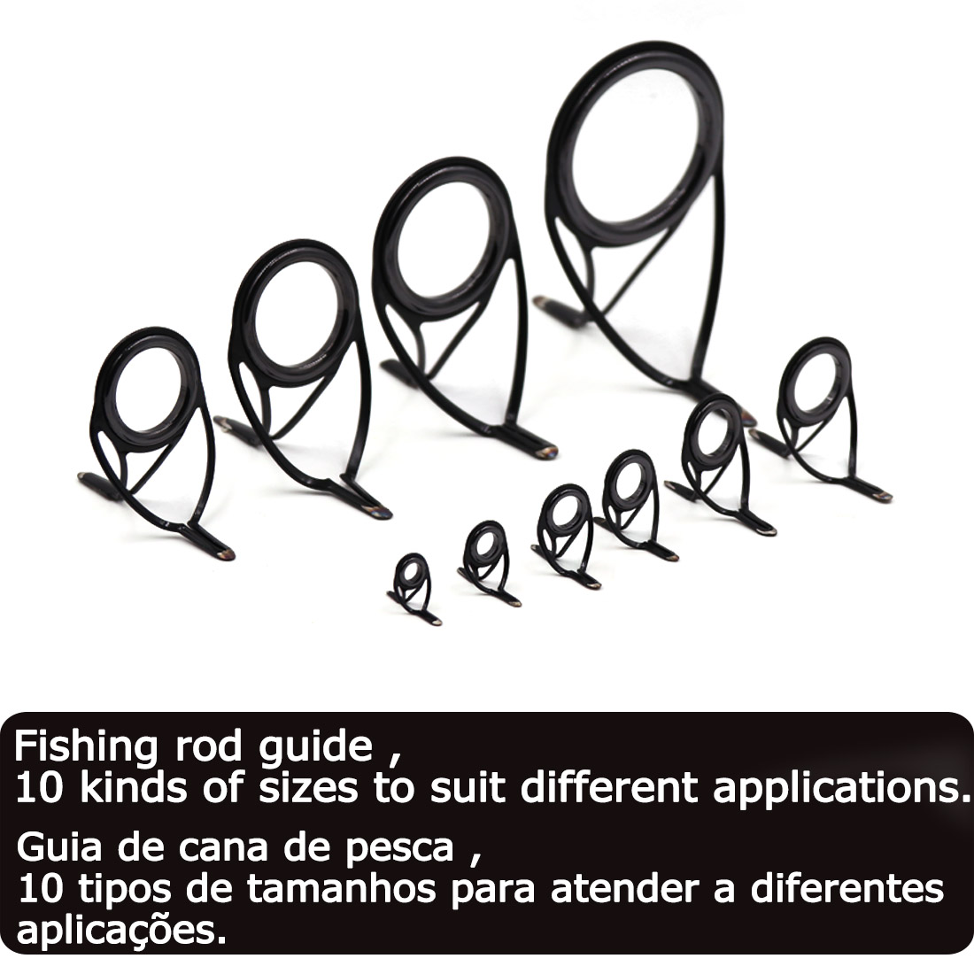 9KM OB Curved Rod Guide Kit 10 – обзор и цена Fishing Rod Building Kit