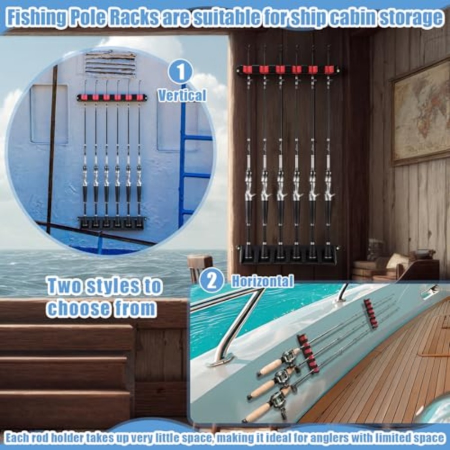 6set Fishing Rod Holders for 1 – обзор и цена Fishing Rod Boat
