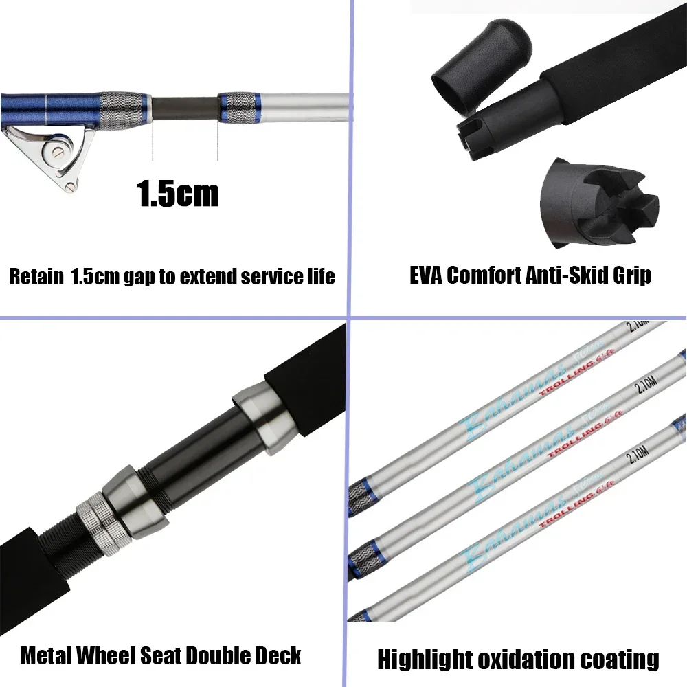 1.98M 2.1M Saltwater Spinning  – обзор и цена Fishing Rod Surf
