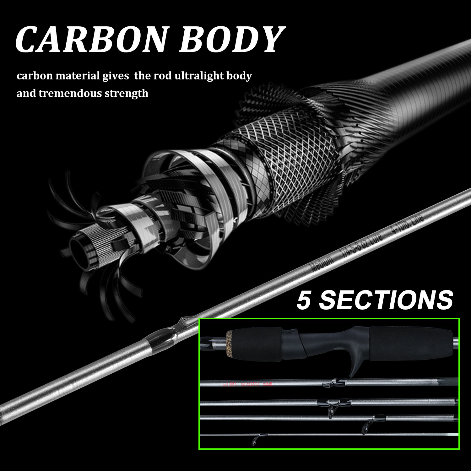 Sougayilang Fishing Rod Combo  – обзор и цена Fishing Rod Carbon Fiber