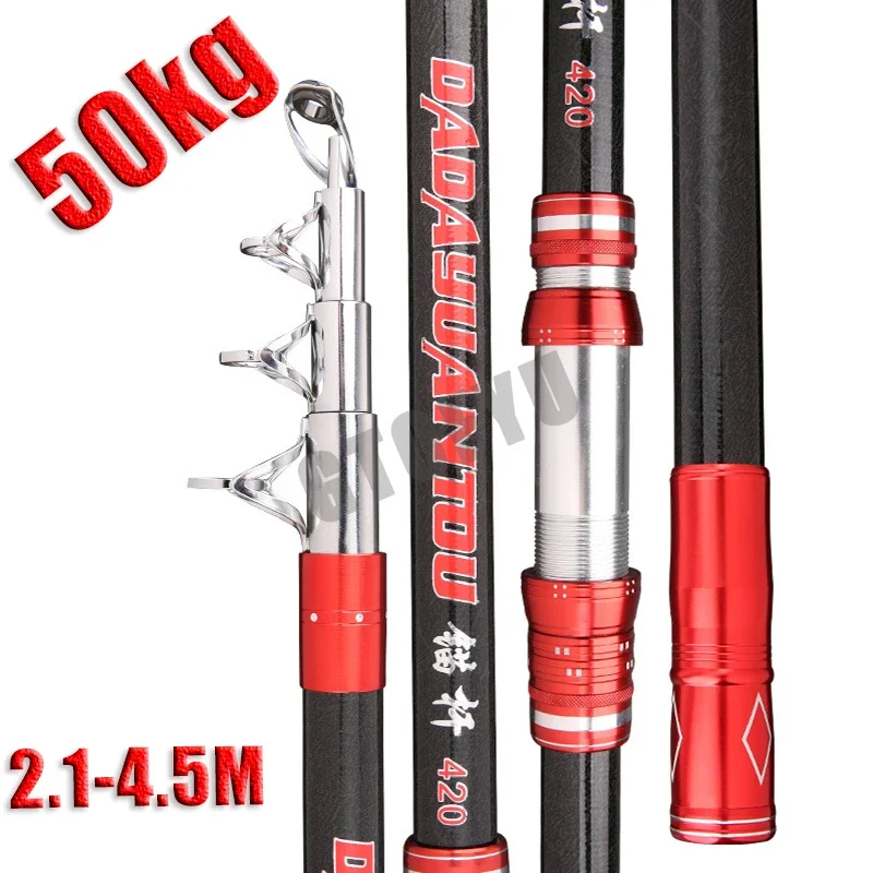 2.1-4.5M Carbon Fishing Rod 50 – обзор и цена Fishing Rod Surf