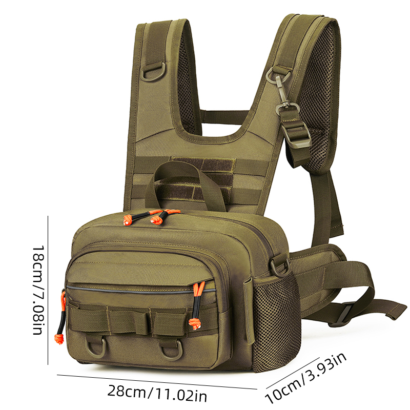 Men Chest Bag Tactical Fishing – обзор и цена Fishing Rod Holder