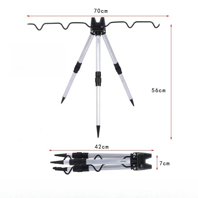 1PC Fishing Sea Rod Bracket Al – обзор и цена Fishing Rod Telescopic