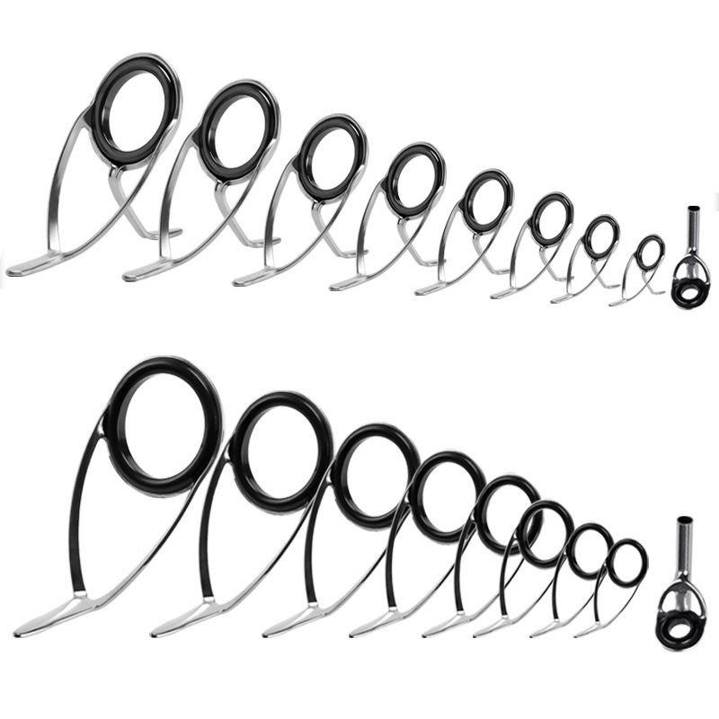 9Pcs Fishing Rod Guides Ring R – обзор и цена Fishing Rod Building Kit