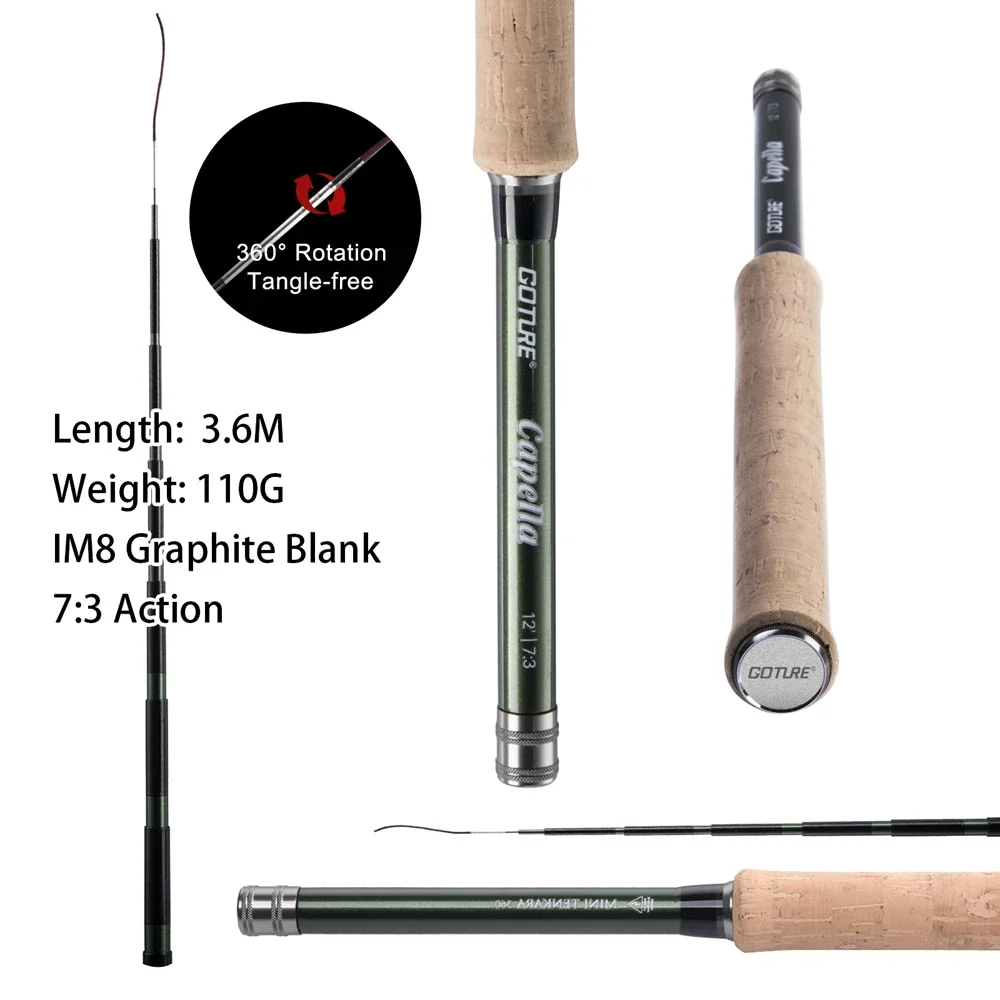 Goture 12FT Classical Tenkara  – обзор и цена Fishing Rod Fly